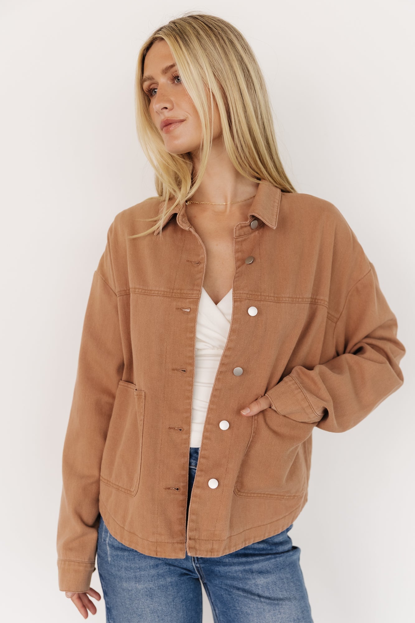 Finn Lightweight Jacket | Camel