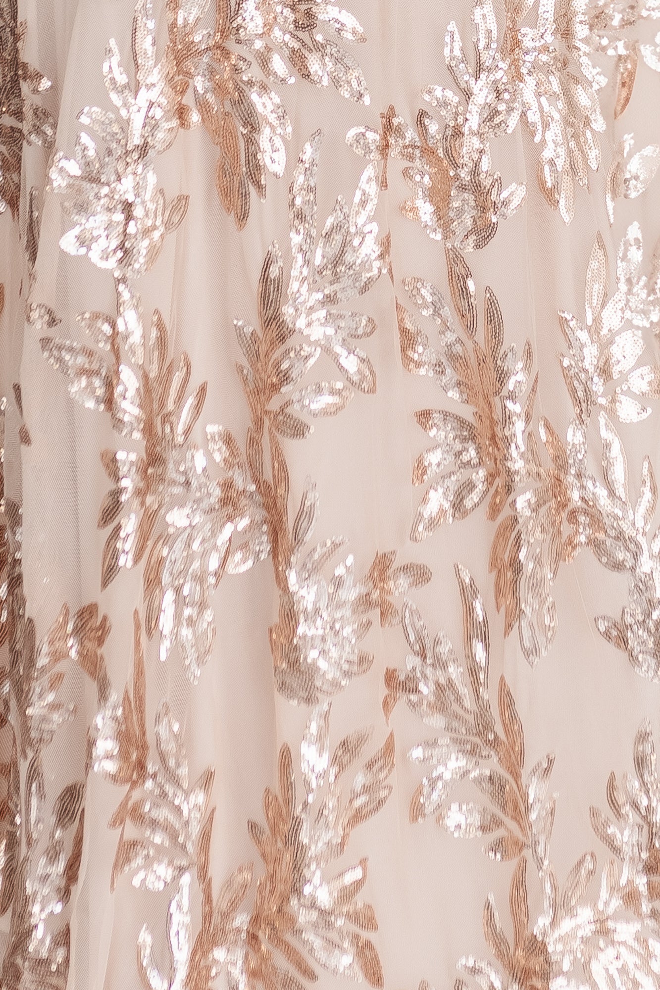 Fabric Swatch - Muse Sequin | Rose Gold